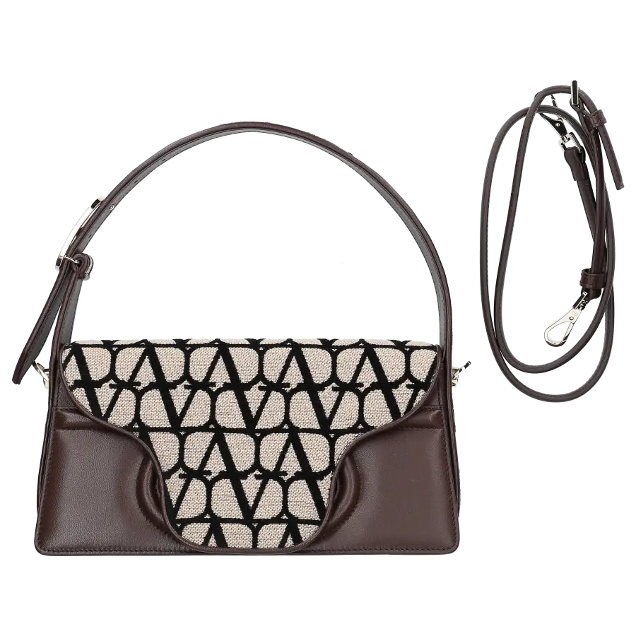 Valentino Garavani - Handtasche LE GRAND Canvas - beige