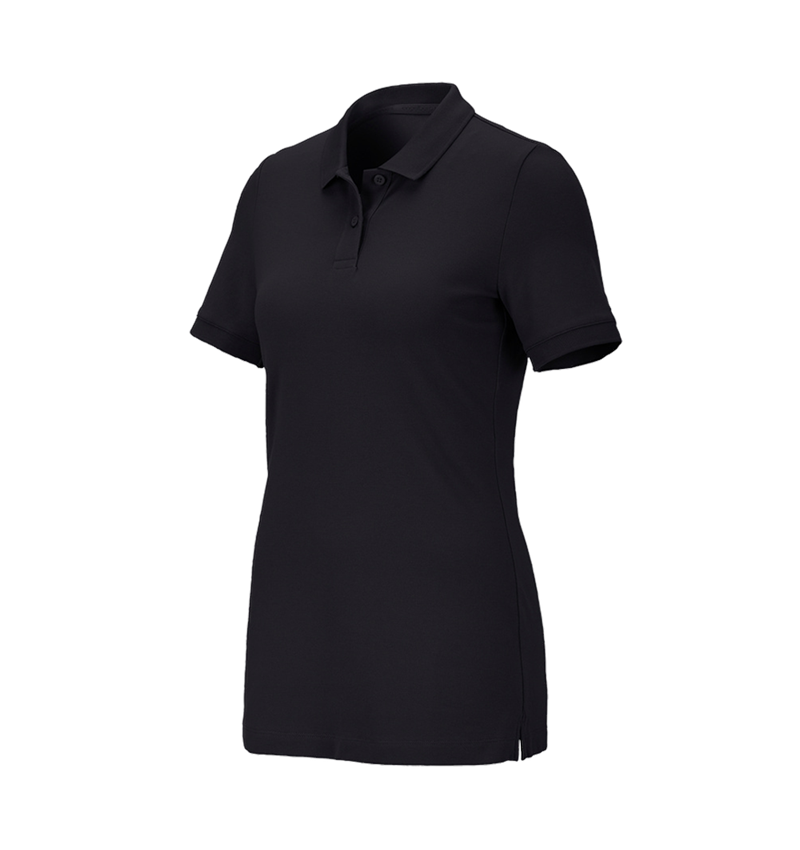 e.s. Piqué-Polo cotton stretch, Damen