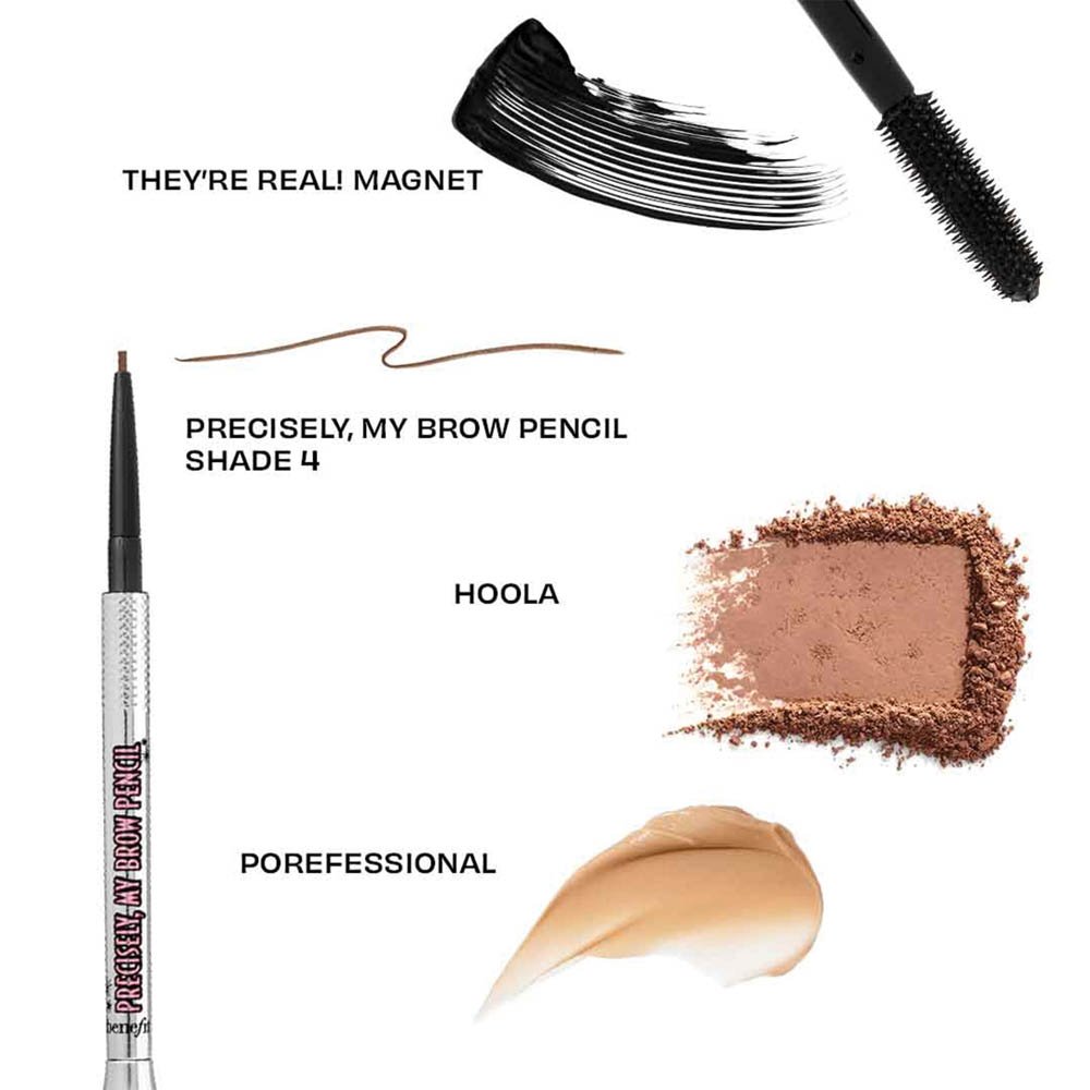Benefit Sets & Geschenke Making Spirits Glam Make-up Set – Full-Size Primer & Augenbrauenstift, Mini Bronzer & verlängernde M