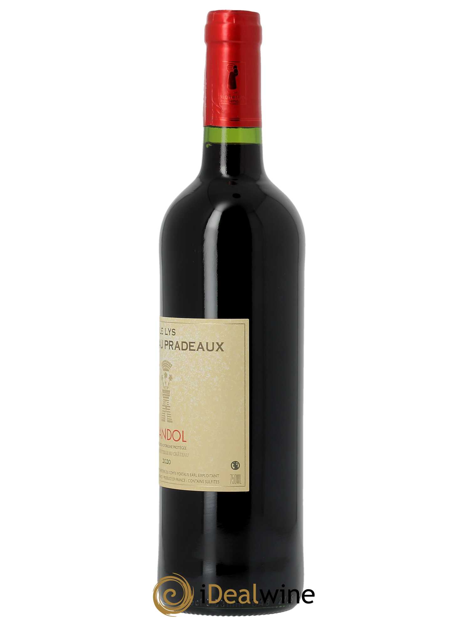 Bandol Château Pradeaux Le Lys Famille Portalis  2020 - Lot de 1 Bouteille