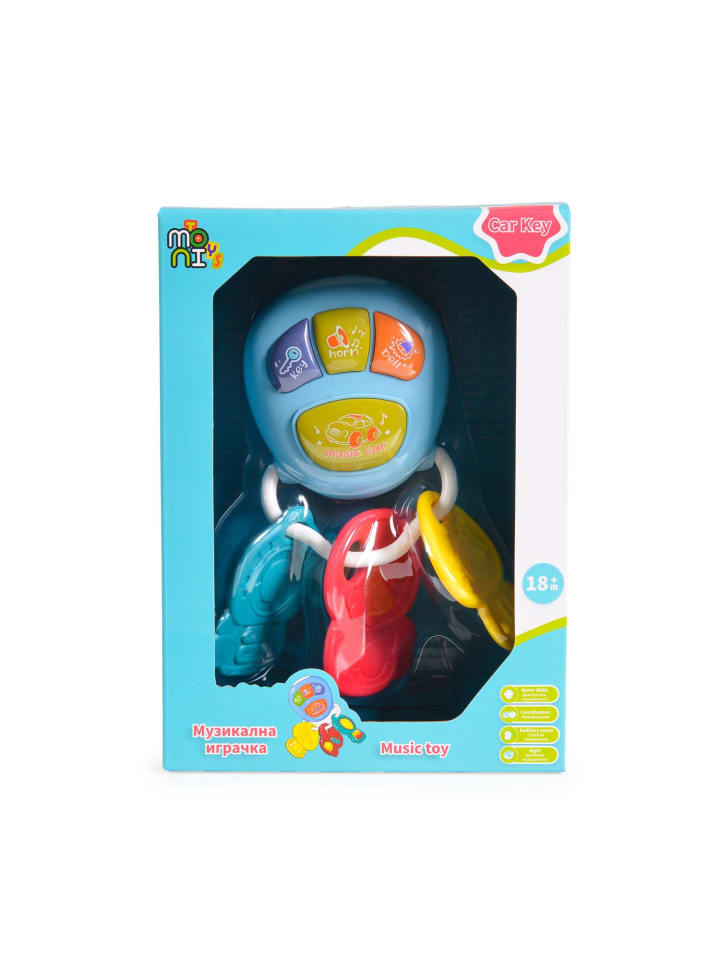 Moni Baby Musik Schlüsselbund in blau günstig kaufen onesize