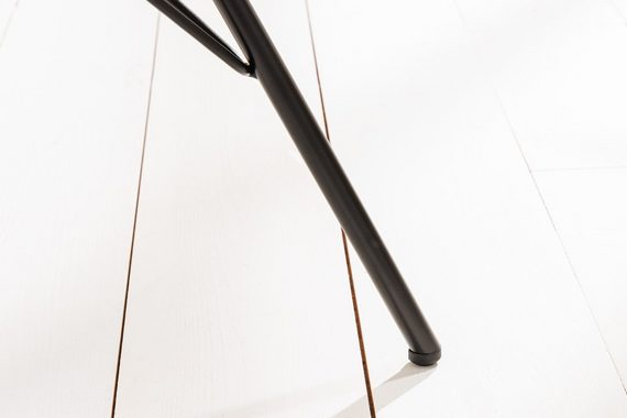 riess-ambiente Stuhl SCANDINAVIA MEISTERSTÜCK creme / schwarz (Einzelartikel, 1 St), Esszimmer · Bouclé · Metall · Modern Design