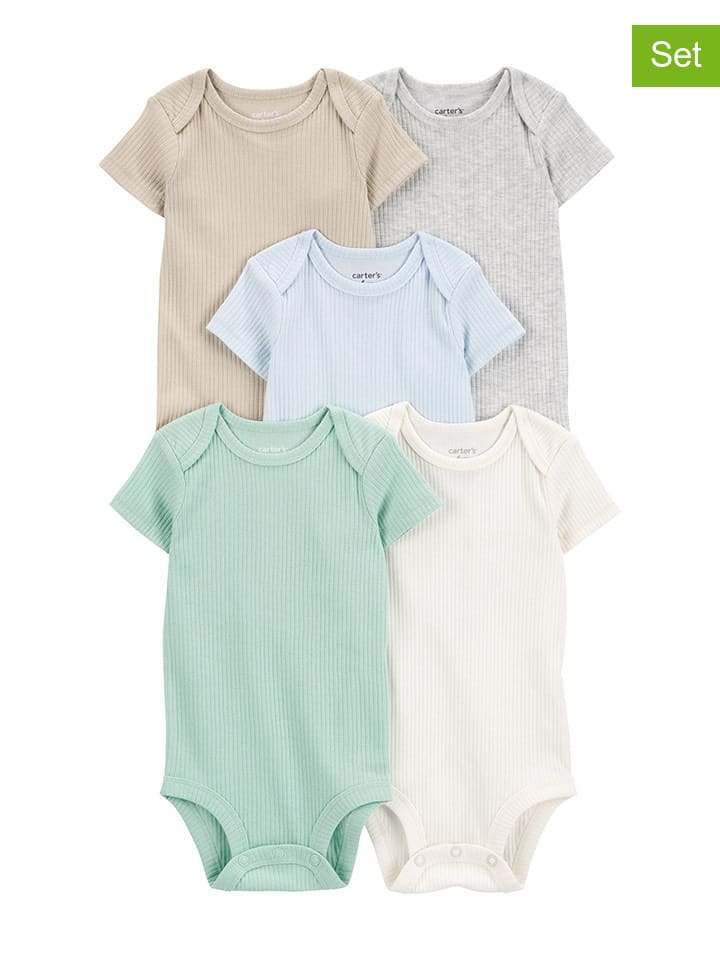 carter's 5er-Set: Bodys in Bunt günstig kaufen