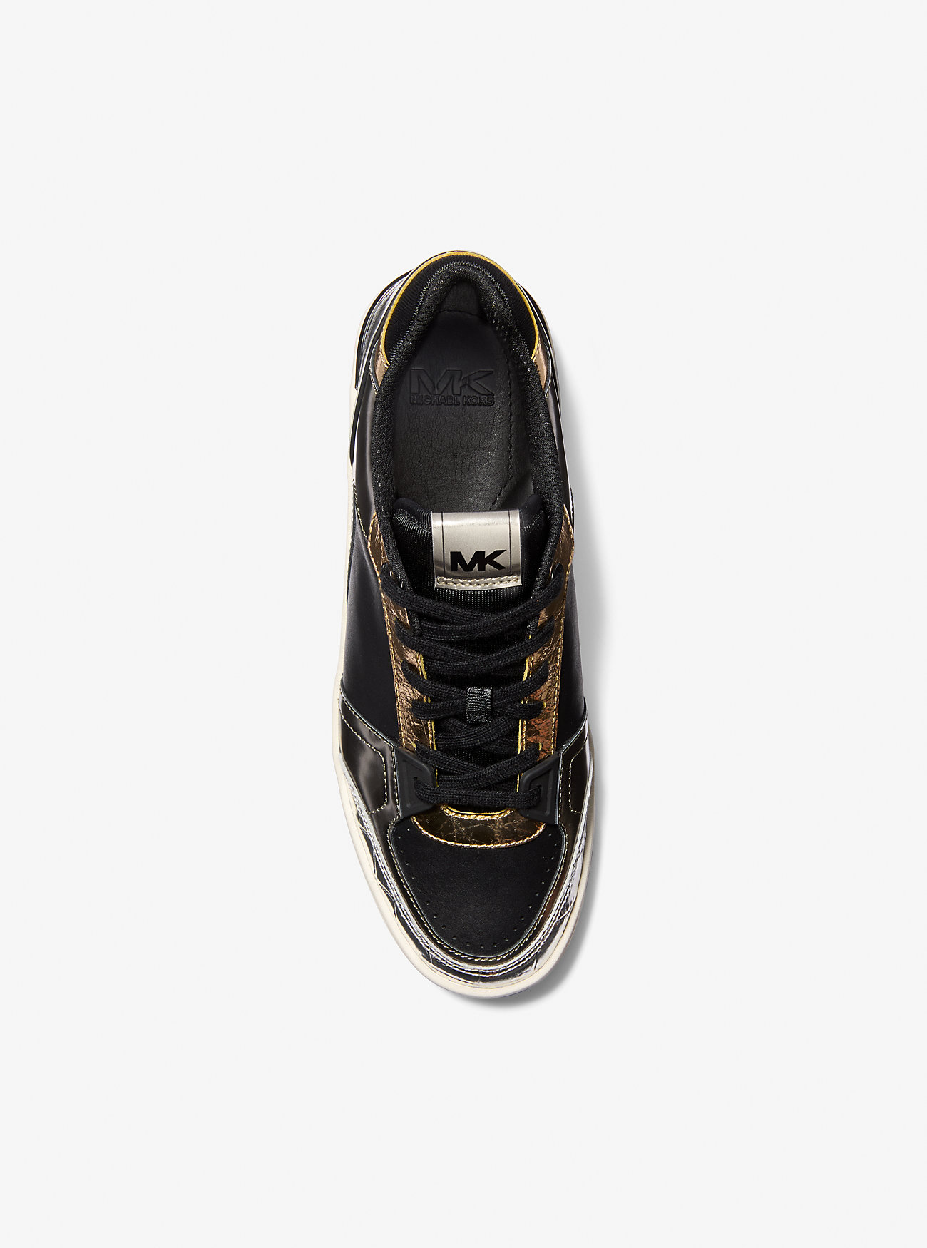 Rebel Color-Block skinnsneaker - SVART KOMBO