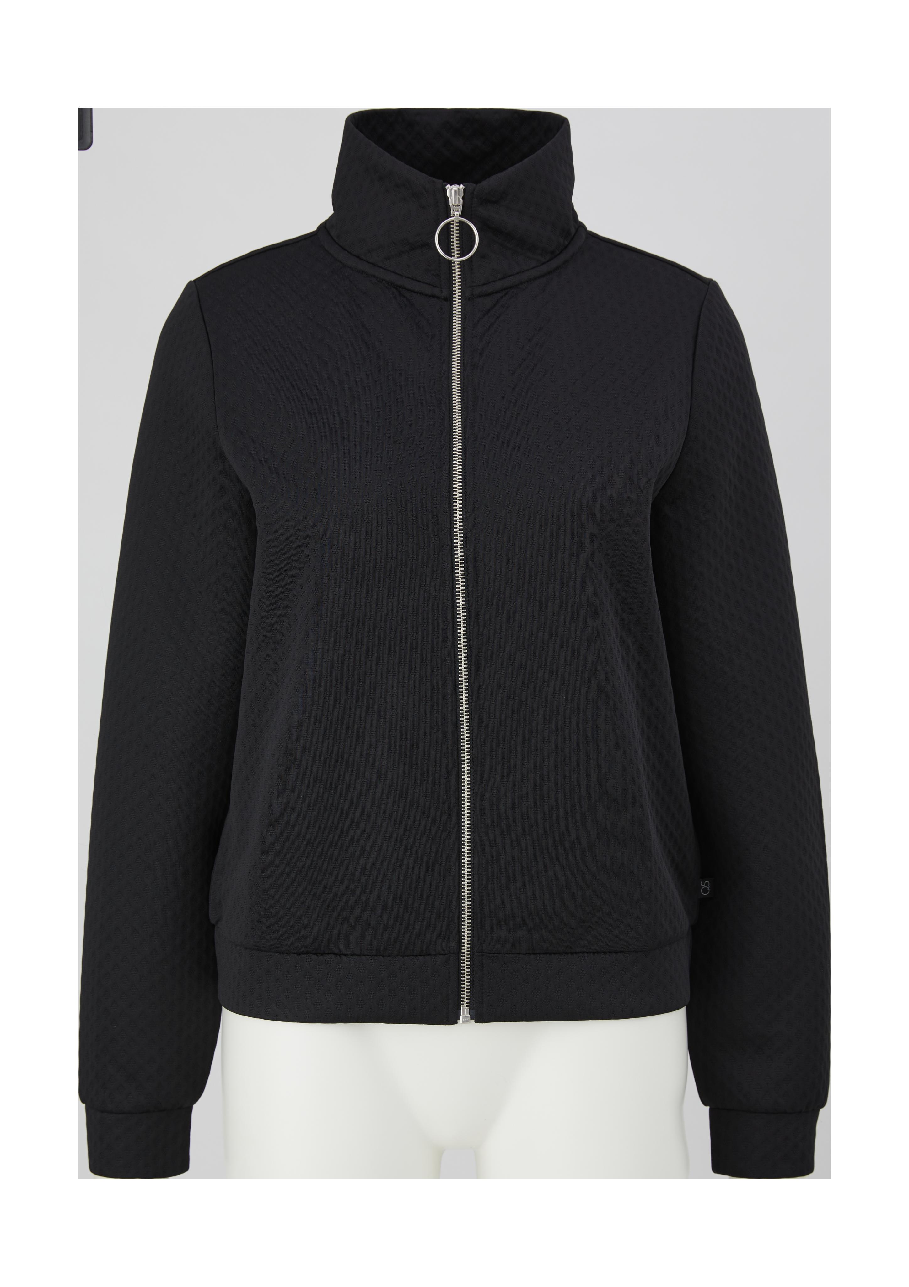 Jacquard-Jacke mit Stehkragen  2126091-9999