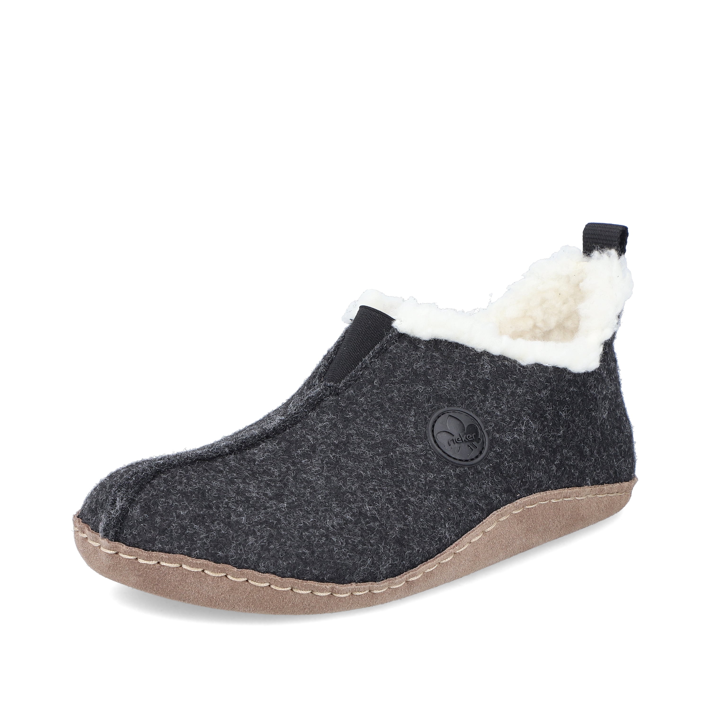 Rieker Damen Clogs asphaltschwarz