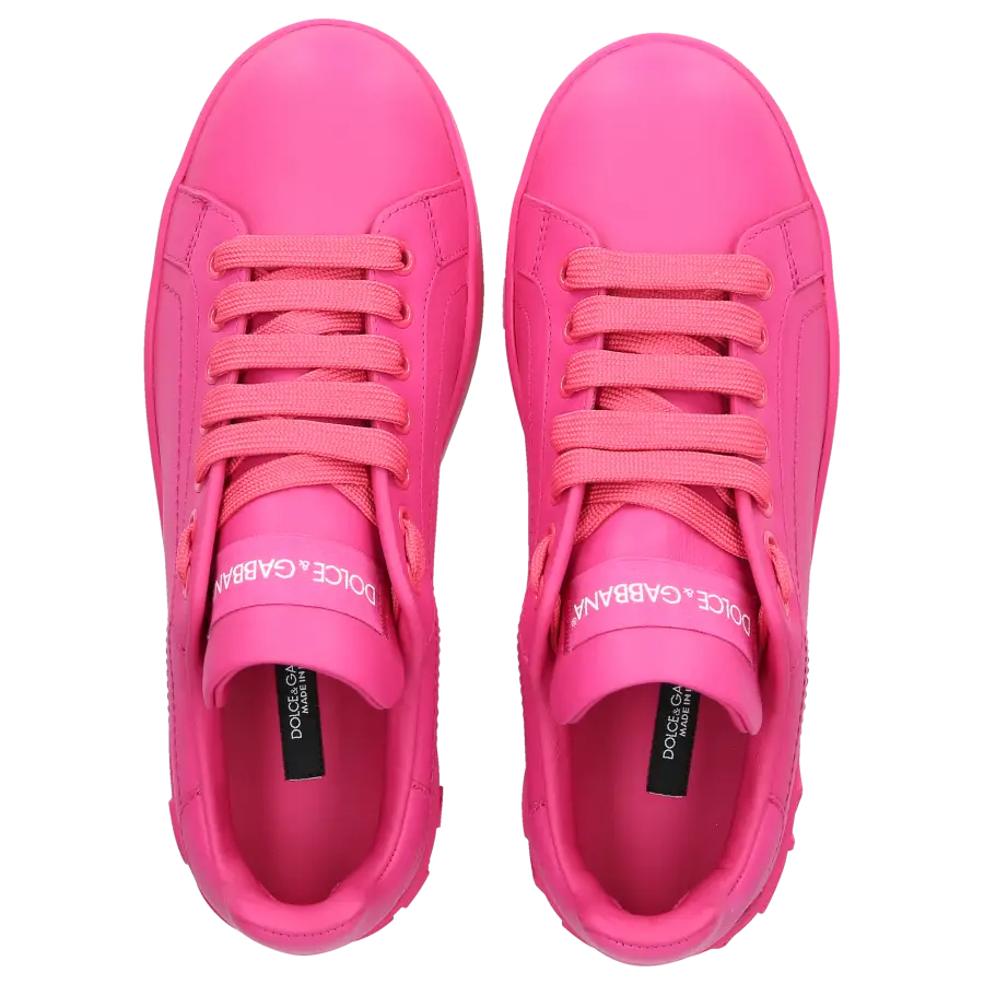 Dolce & Gabbana - Sneaker low PORTOFINO Nappaleder - pink
