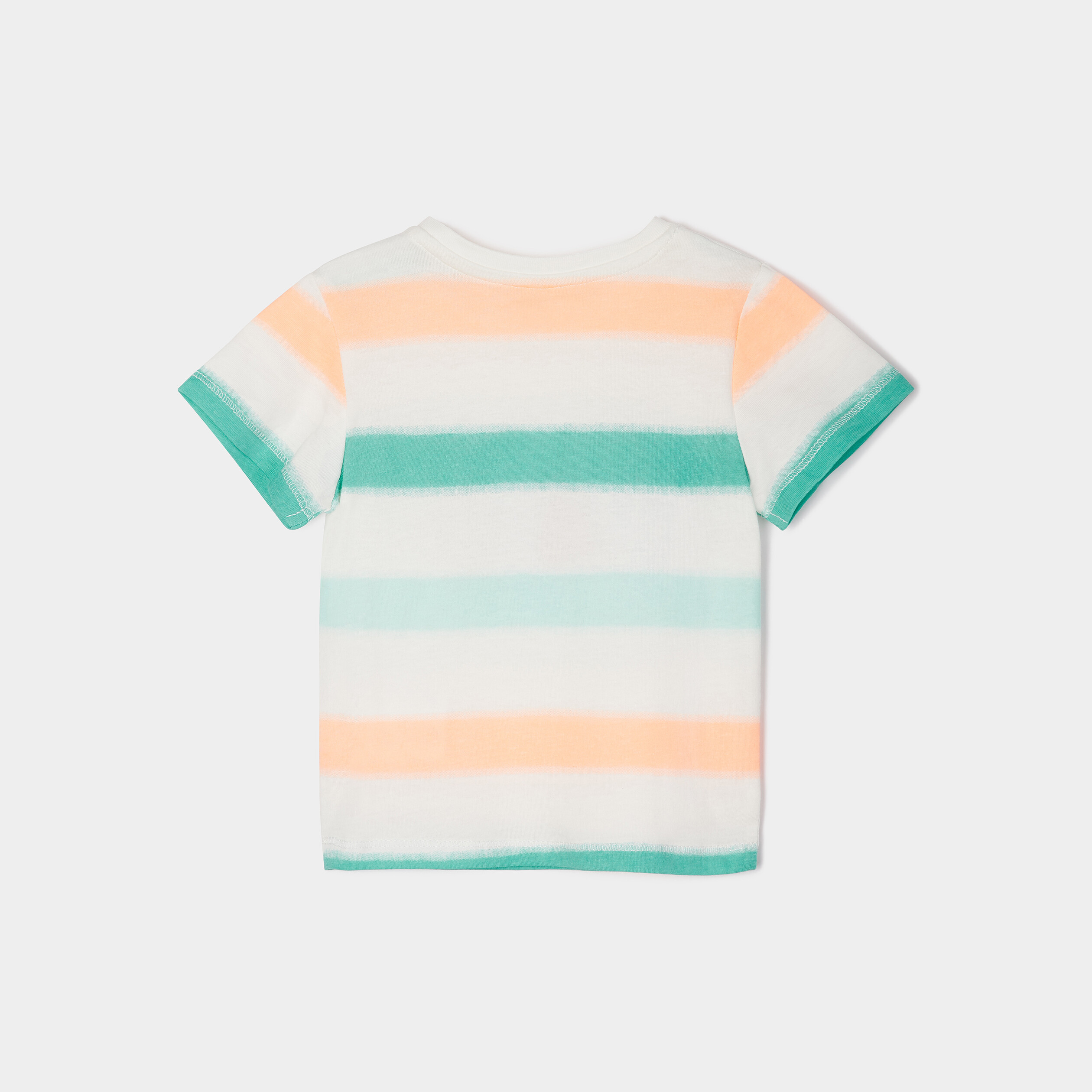 T-shirt manches courtes Creeks bleu turquoise bébé garçon | La Halle
