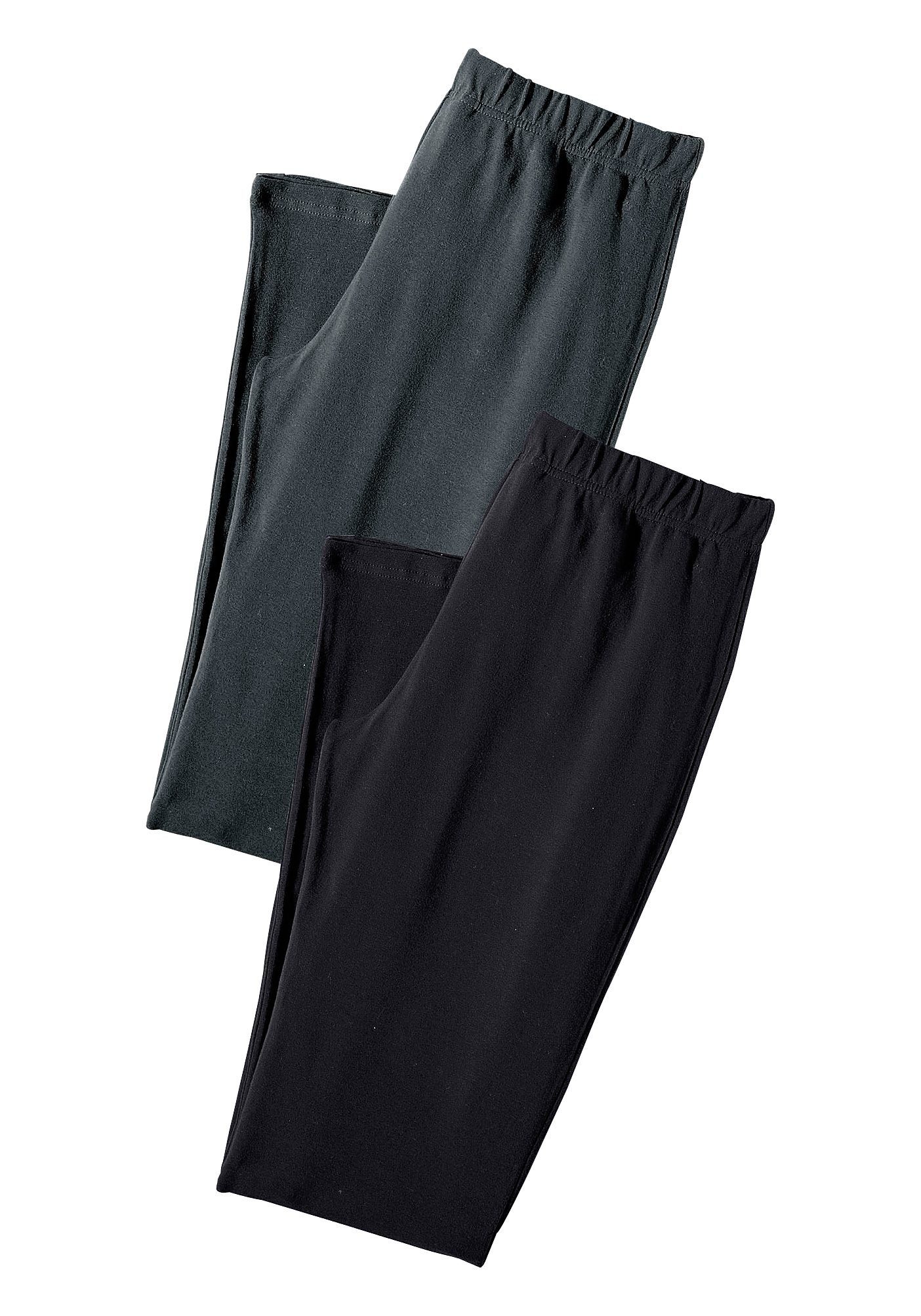 vivance active Leggings (2er-Pack) mit Gummibund, Loungewear