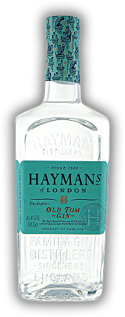 Hayman's Old Tom Gin 41,4% Hayman's Old Tom Gin 41,4% Der Stil von Old Tom wird geschätzt wegen seiner Botanical Intensität und seiner gut abgewogenen leichten Süße. 0,7	 Liter - Vol 41,4%