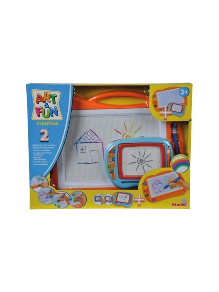 Simba Magnetische Zeichentafeln Art & Fun 2 Stück, 3-12 Jahre günstig kaufen onesize