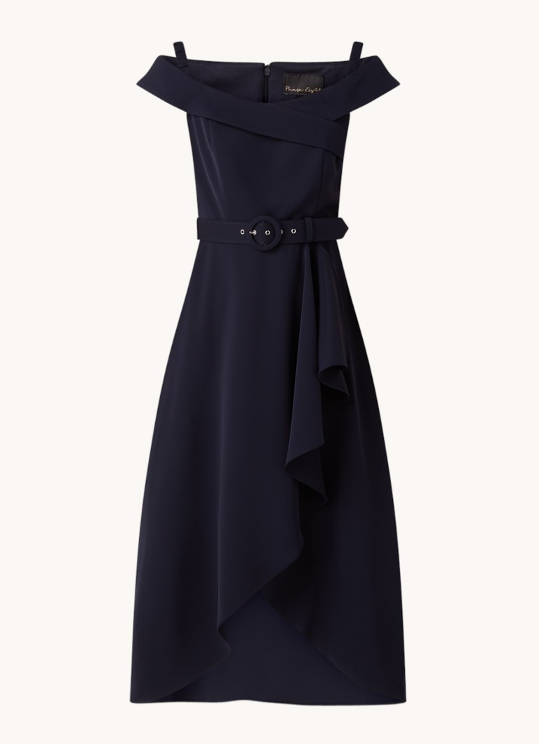Phase Eight Ashleigh midi dress with belt and wrap