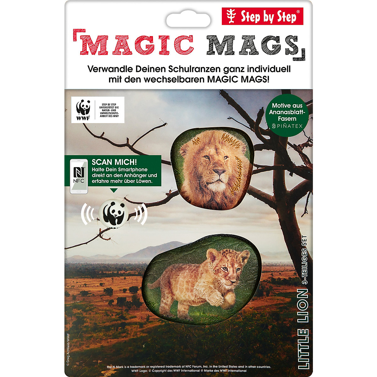 Schulranzenset CLOUD WWF Little Lion ltd. Edition, 5-tlg. (2023)