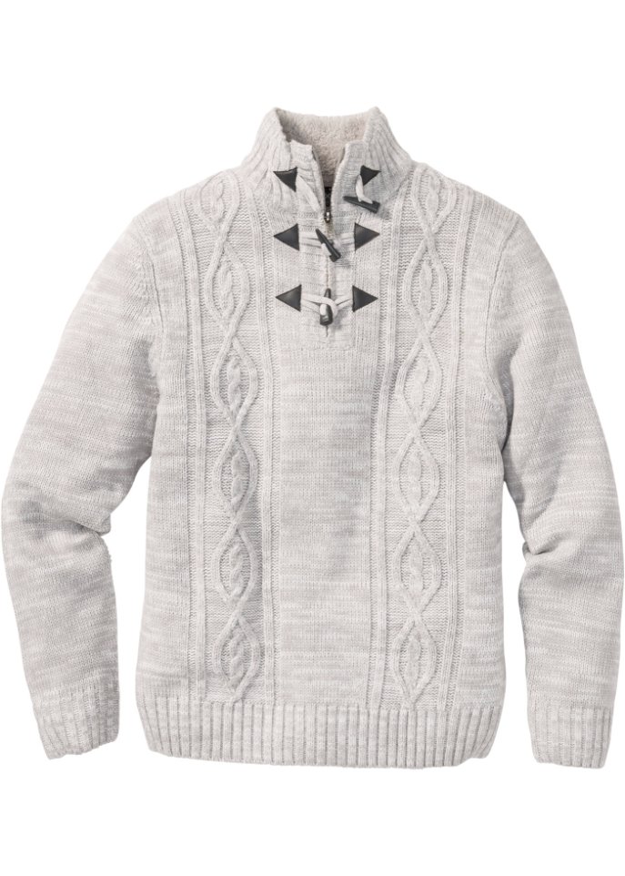 Pullover mit Zopfmuster