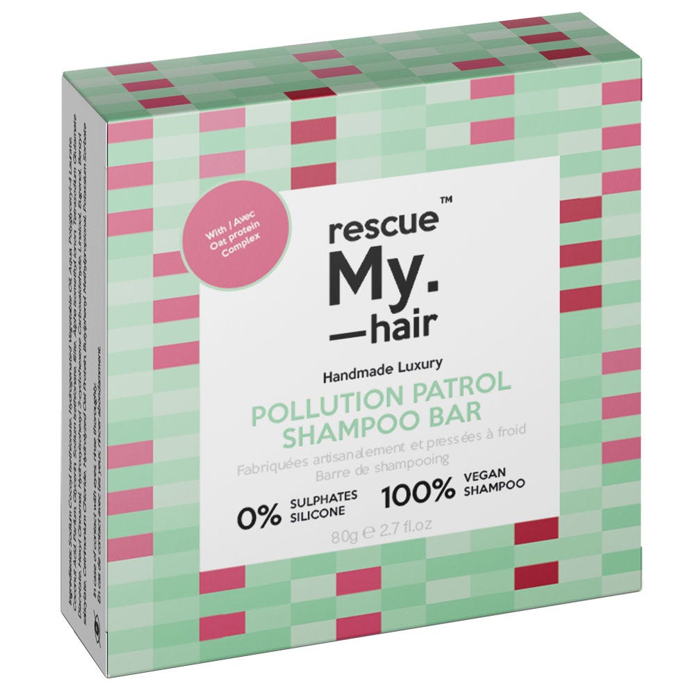 Rescue My. Hair Pollution Patrol Shampoo Bar 80 g