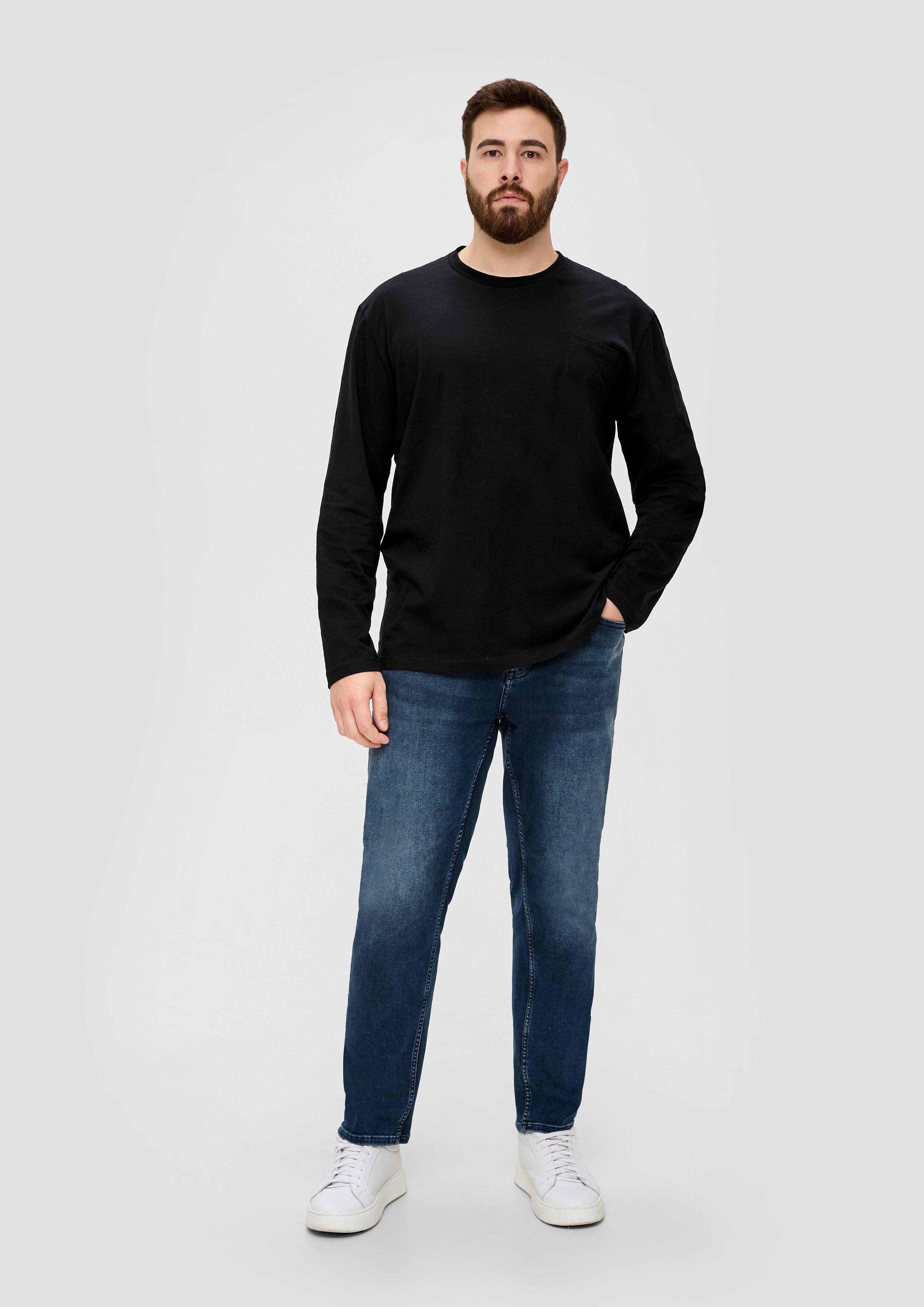 Longsleeve mit Flammgarnstruktur  2143247-9999
