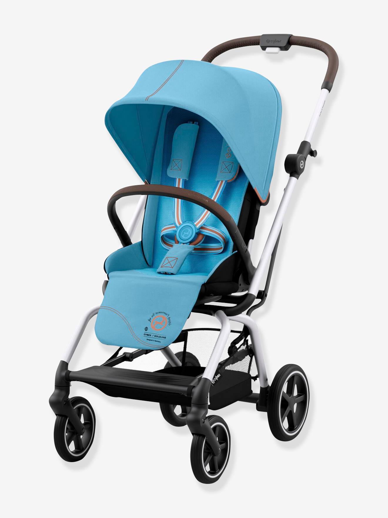 Poussette réversible tout-terrain CYBEX Eezy S Twist+ 2 noir (moon black)