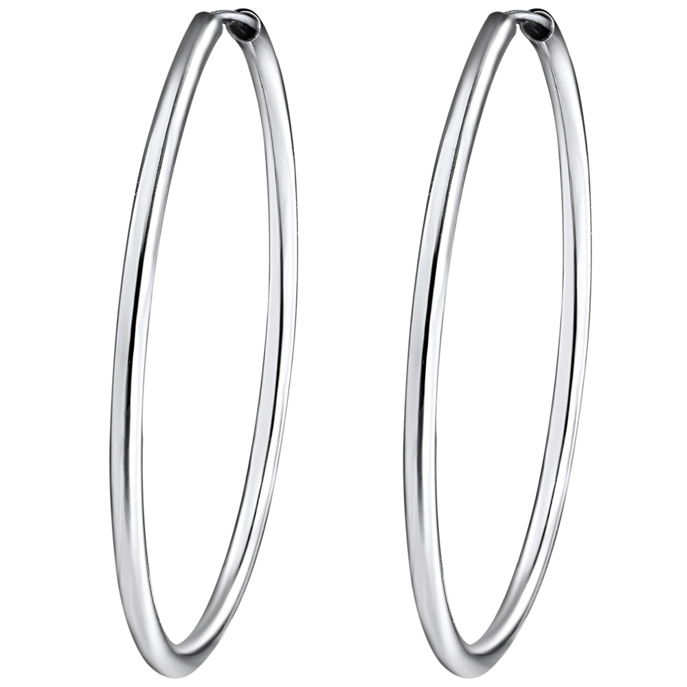 Rafaela Donata Créoles en argent Argent sterling en Argent Boucles d'oreilles