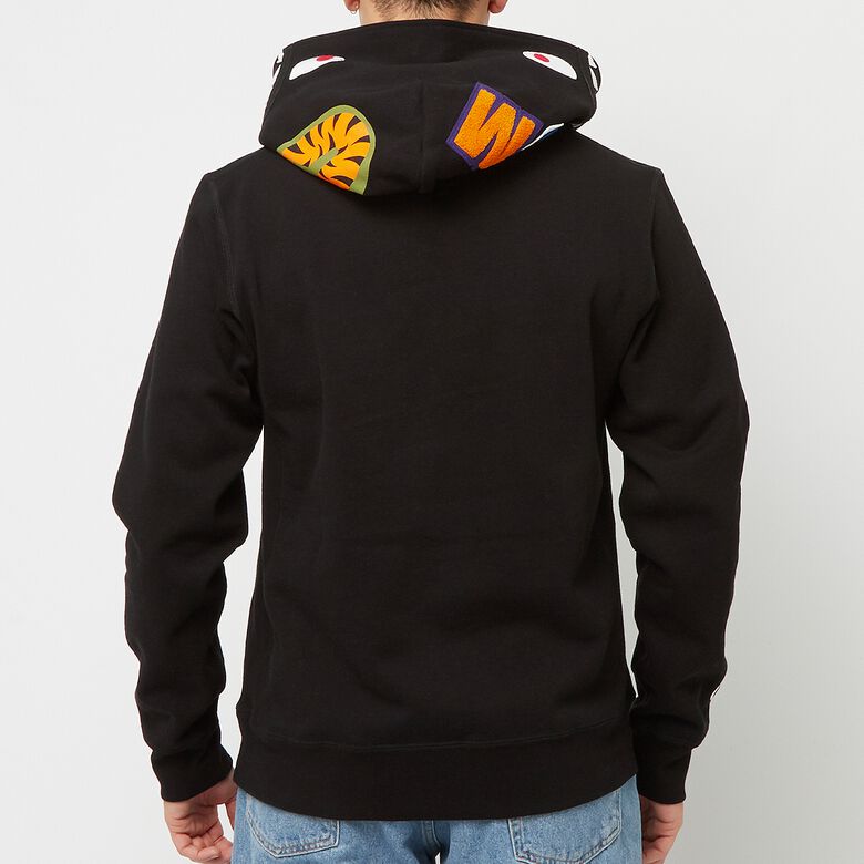 A Bathing Ape Shark Pullover Hoodie M black
