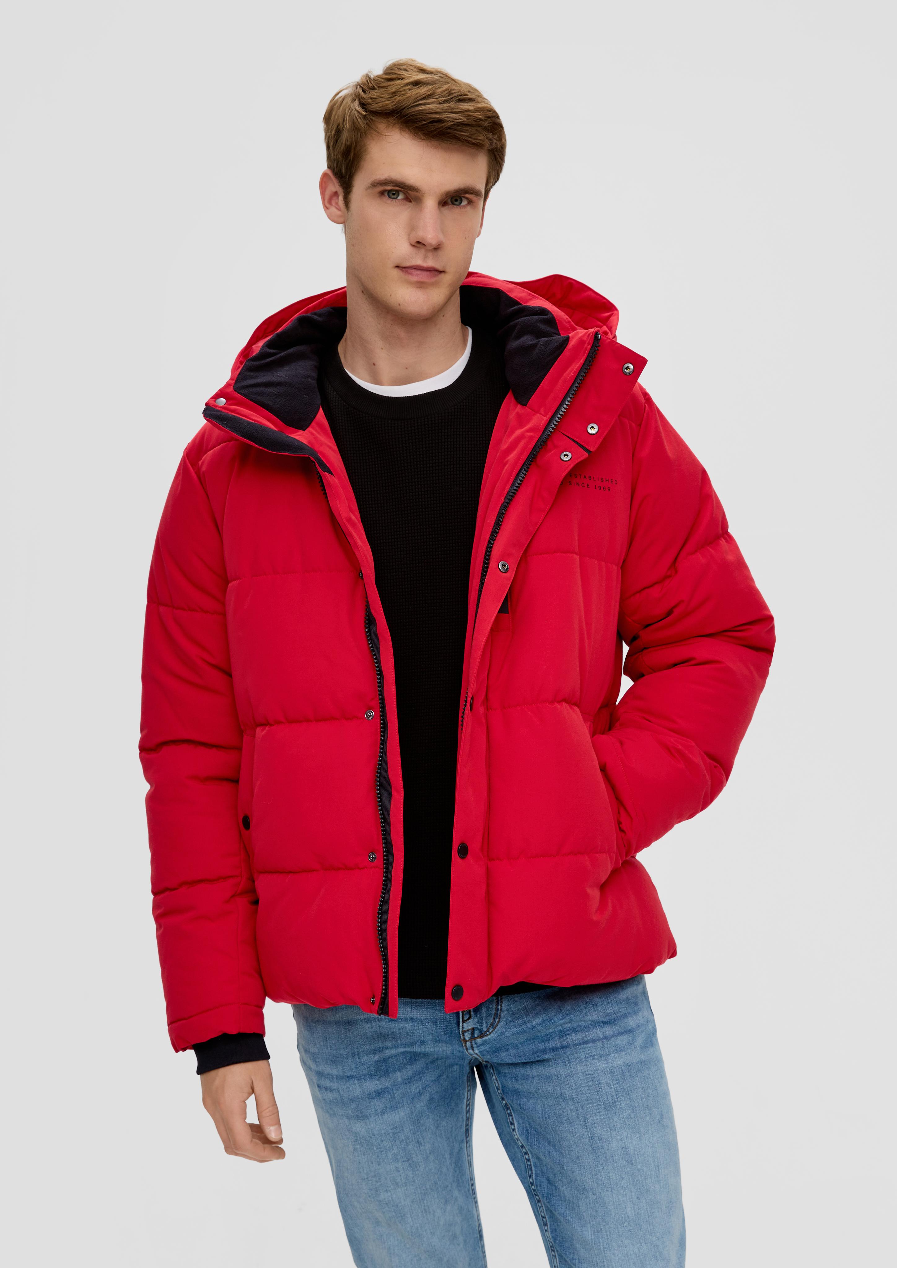 Steppjacke mit Schriftprint  2132004-3162
