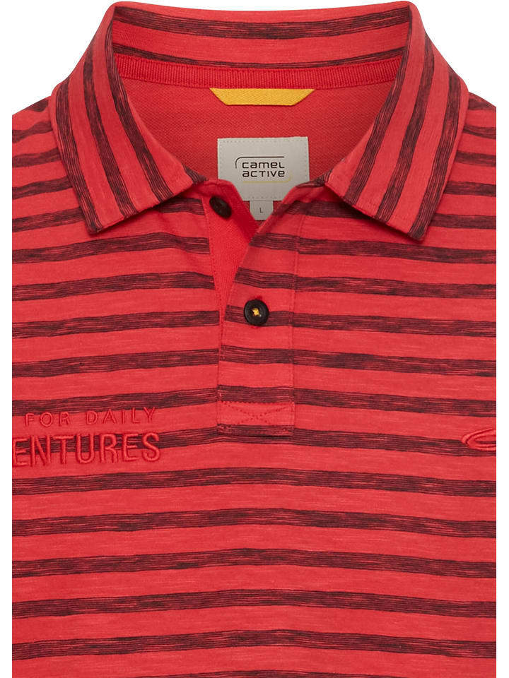 Camel Active Poloshirt in Rot günstig kaufen