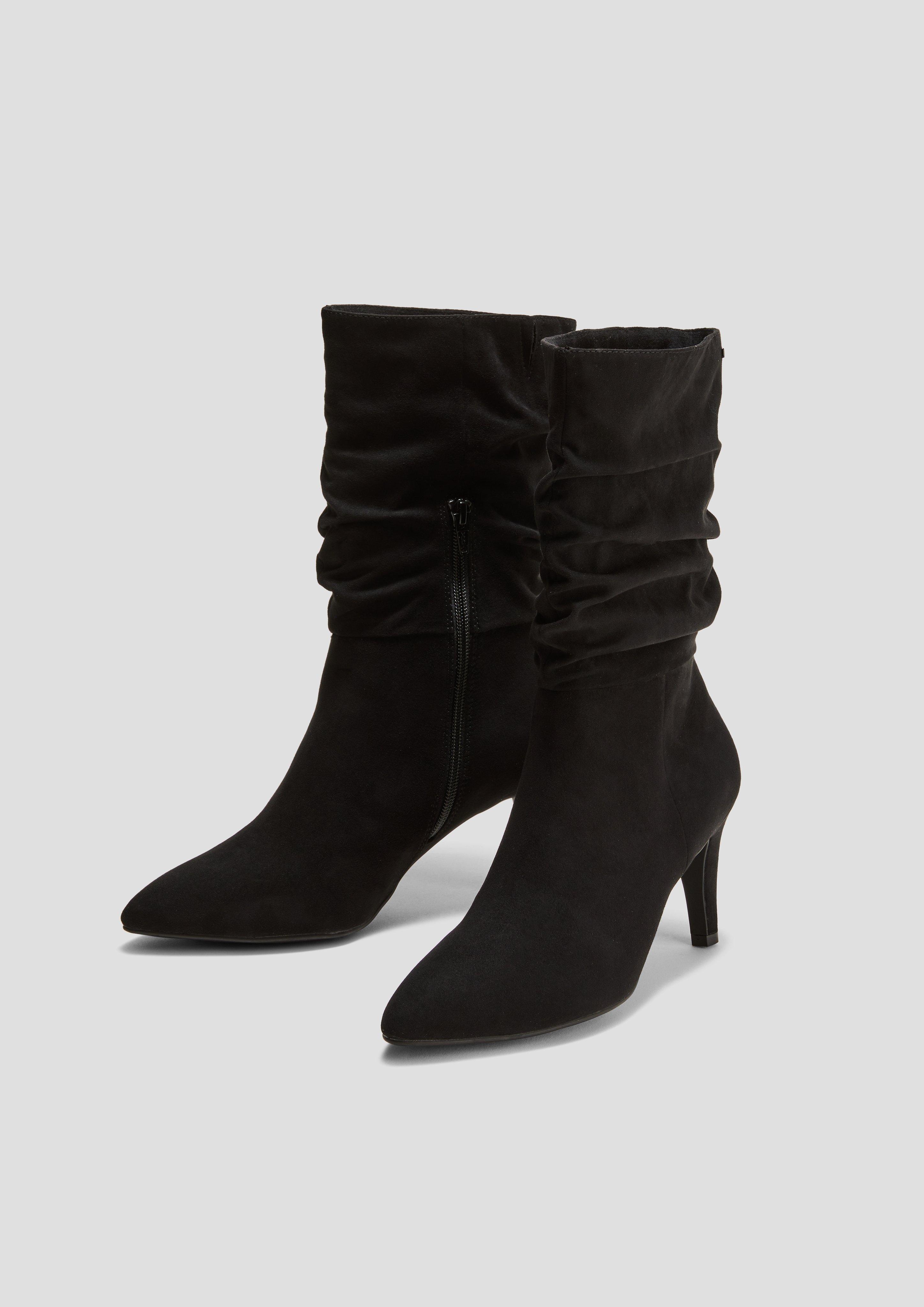 Stiefel in Veloursleder-Optik  6008293-001