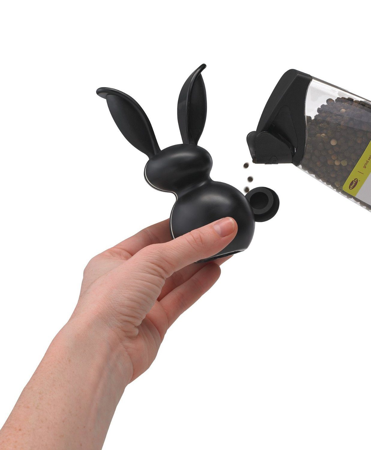 chef'n Salz-/Pfeffermühle Chef'n G`Rabbit Junior Salz und Pfeffermühle Set Mini-Magnetic