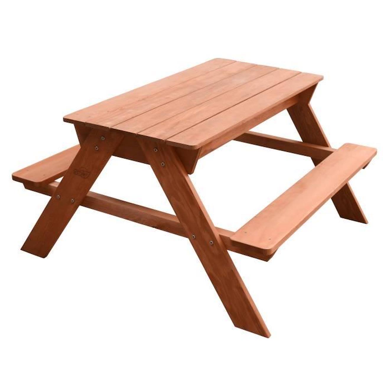 AXI Dave Table Sable et Eau / pique nique en Bois | Table d’eau avec Couvercle & boîtes de rangement | Table de Jeu Enfant à Eau marron