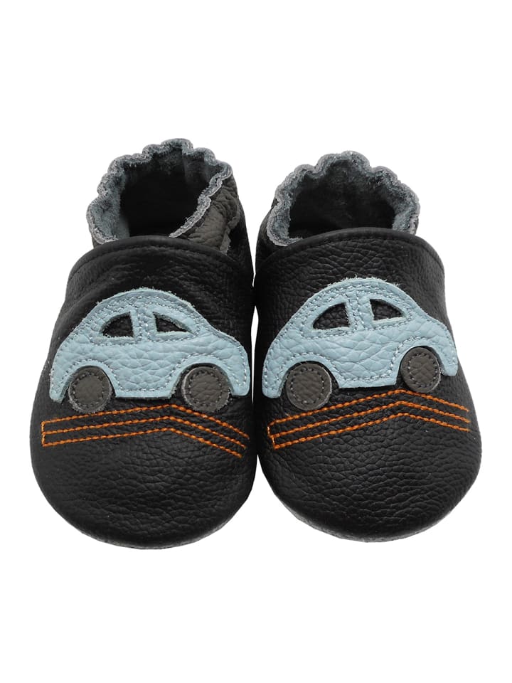 Yalion Leder-Krabbelschuhe 