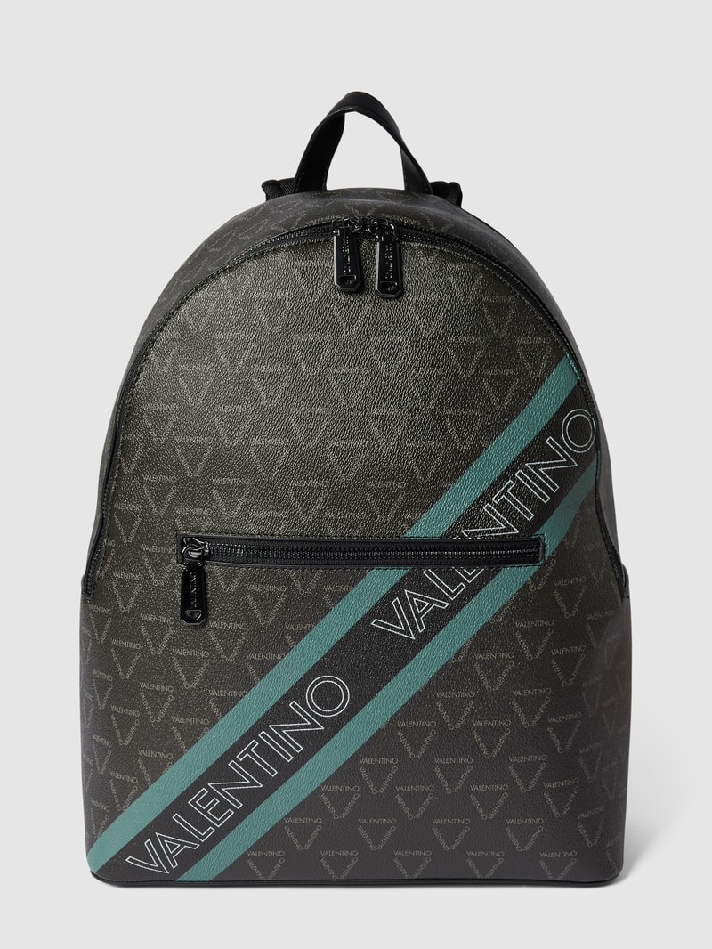 Rucksack mit Label-Detail Modell 'ARON' in hellgrün
