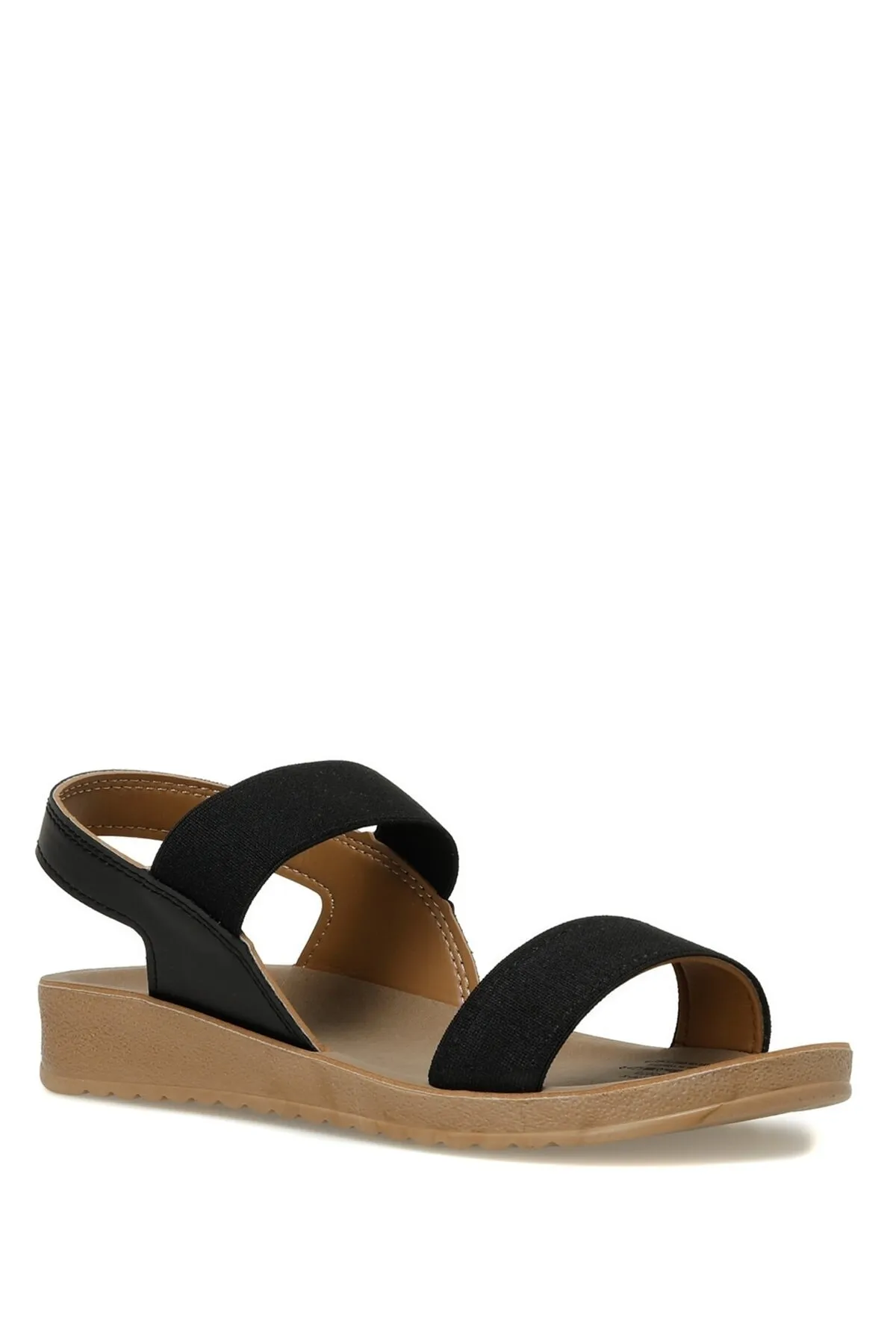 Polaris  161095z3fx Schwarze bequeme Sandalen für Damen