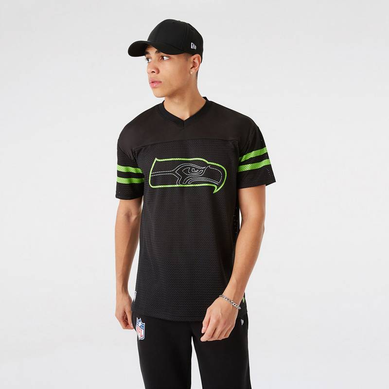 New Era NFL Seattle Seahawks Outline Logo T-Shirt Herren