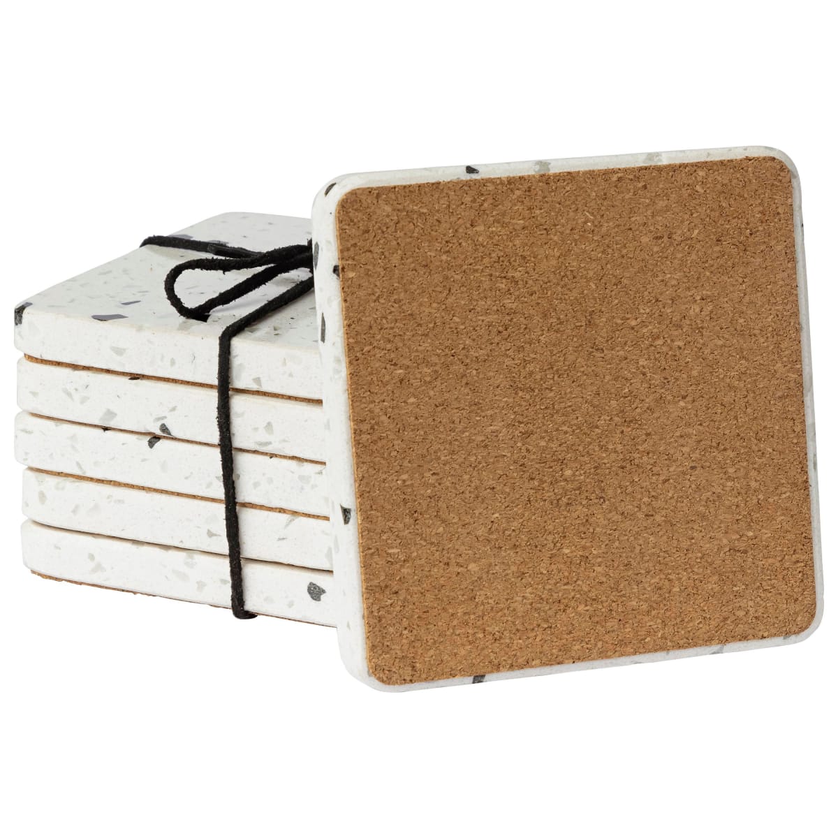 Untersetzer-Set. 6-tlg.. Terrazzo