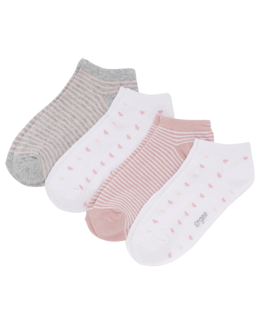 Gemusterte Sneakersocken
