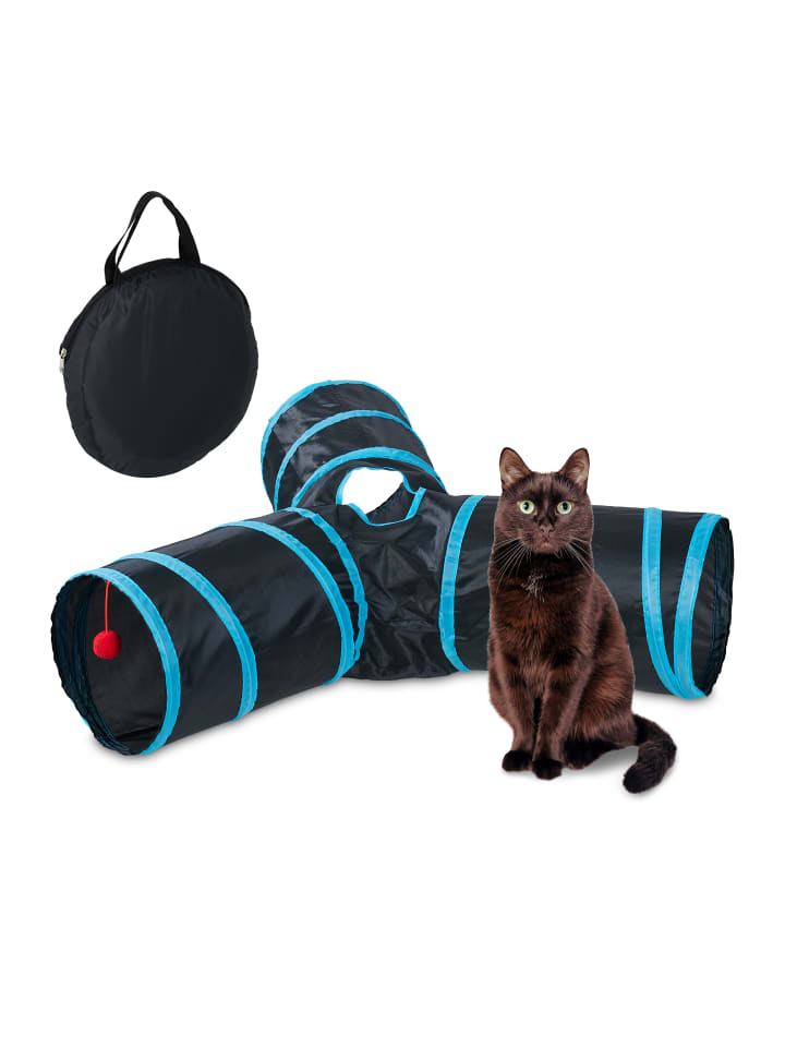 relaxdays Katzentunnel in Bunt günstig kaufen onesize