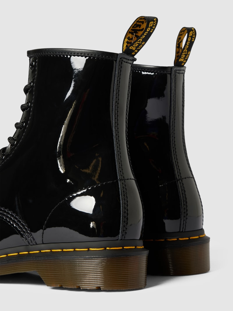 Schnürboots aus Leder Modell '1460' in schwarz
