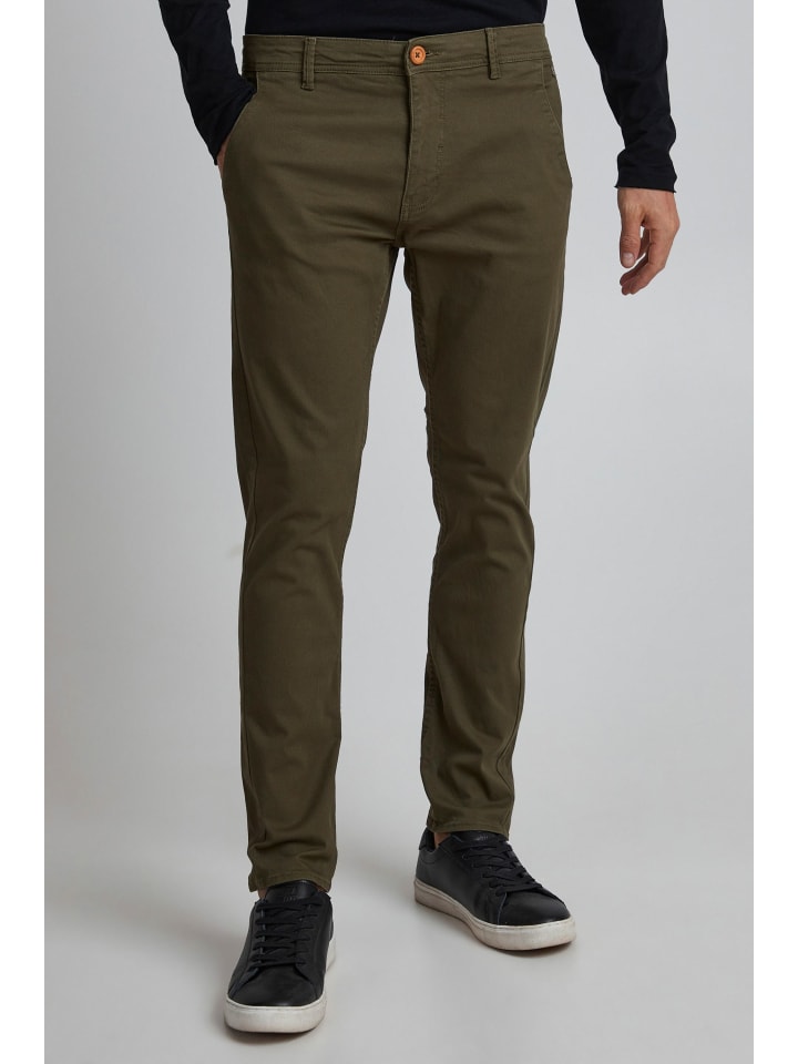 BLEND Chinohose BHNATAN pants - 20703472  Chinohose Slim Fit mit Gürtelschlaufen in Grün günstig kaufen