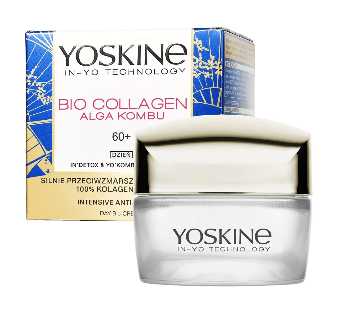 Yoskine Sea Collagen nærende økologisk dagcreme med marint kollagen 60+