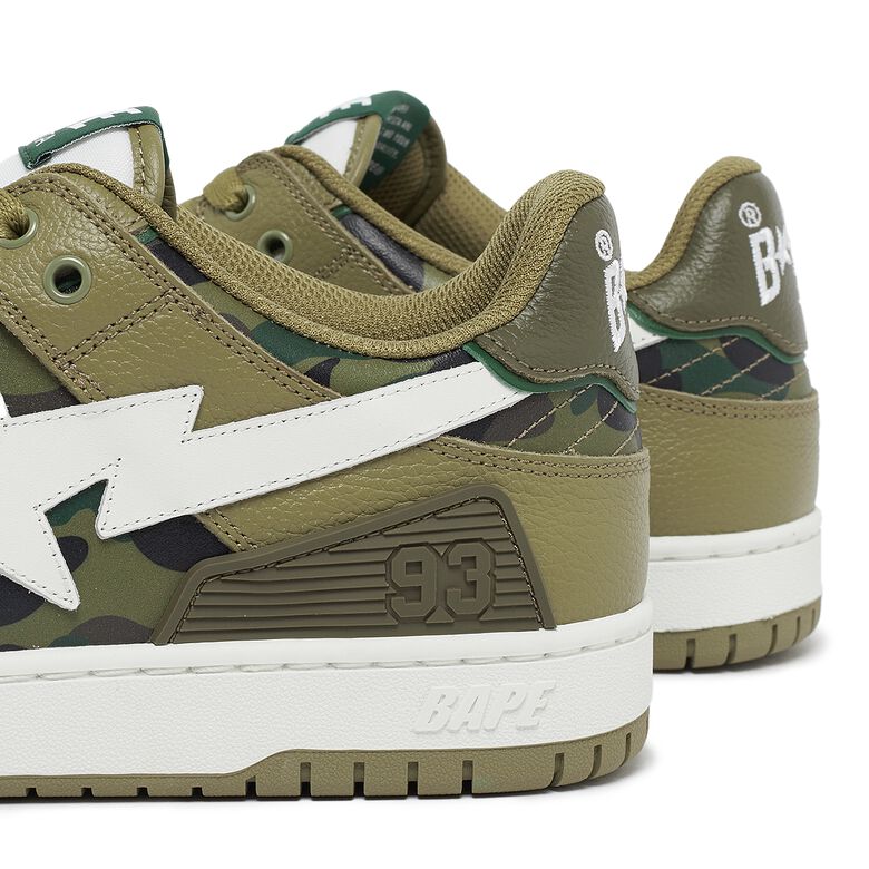 A Bathing Ape Bape SK8 Sta #4 M2 olive drab