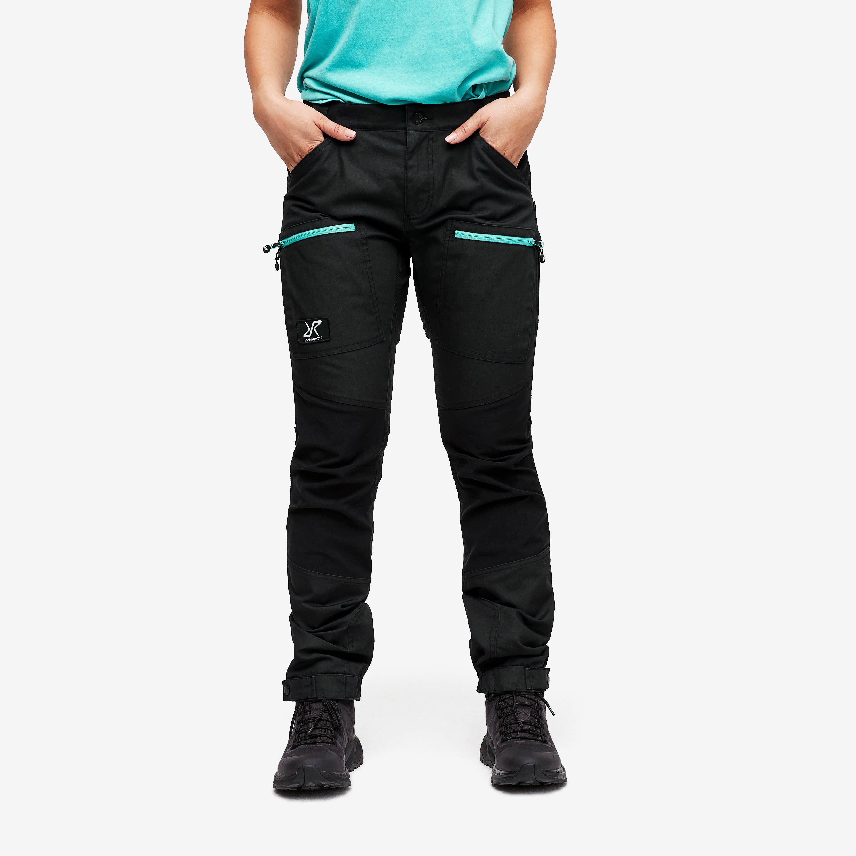 Nordwand Pro Pants Femme Charcoal Black/Porcelain
