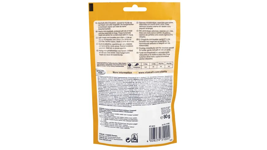 Vitakraft Hundesnack Meat Balls 80 g