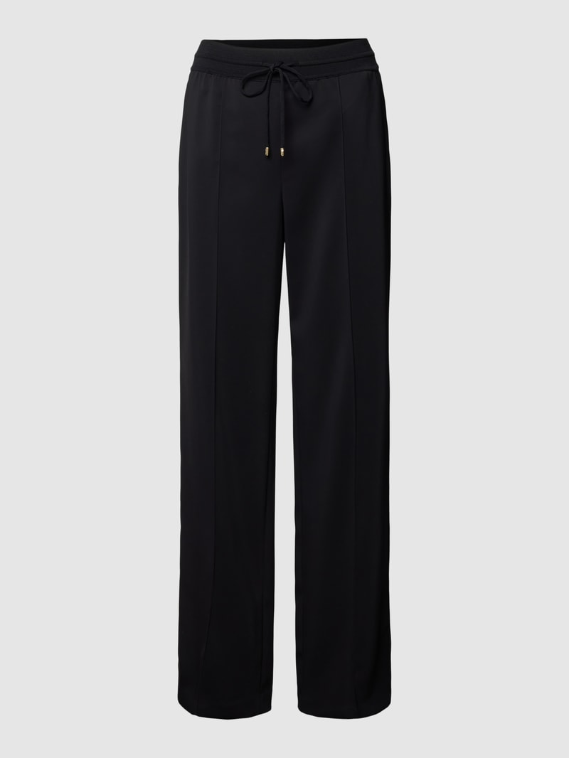 Hose mit Bügelfalten Modell 'COLLECTIONS' in schwarz