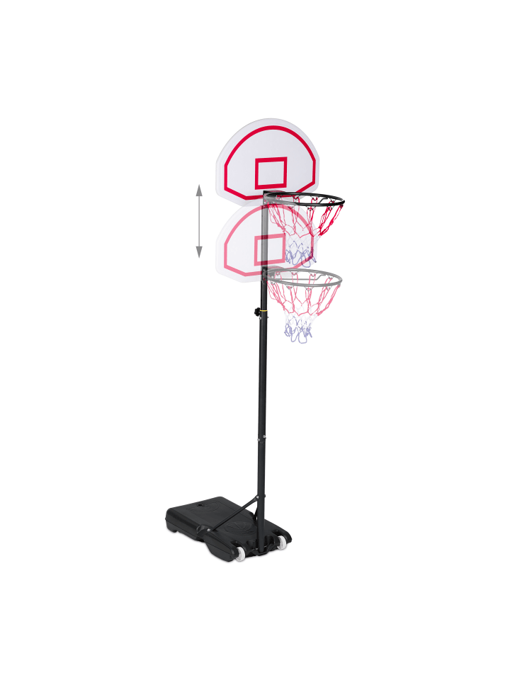 relaxdays Basketballständer in Schwarz/ Weiß günstig kaufen onesize