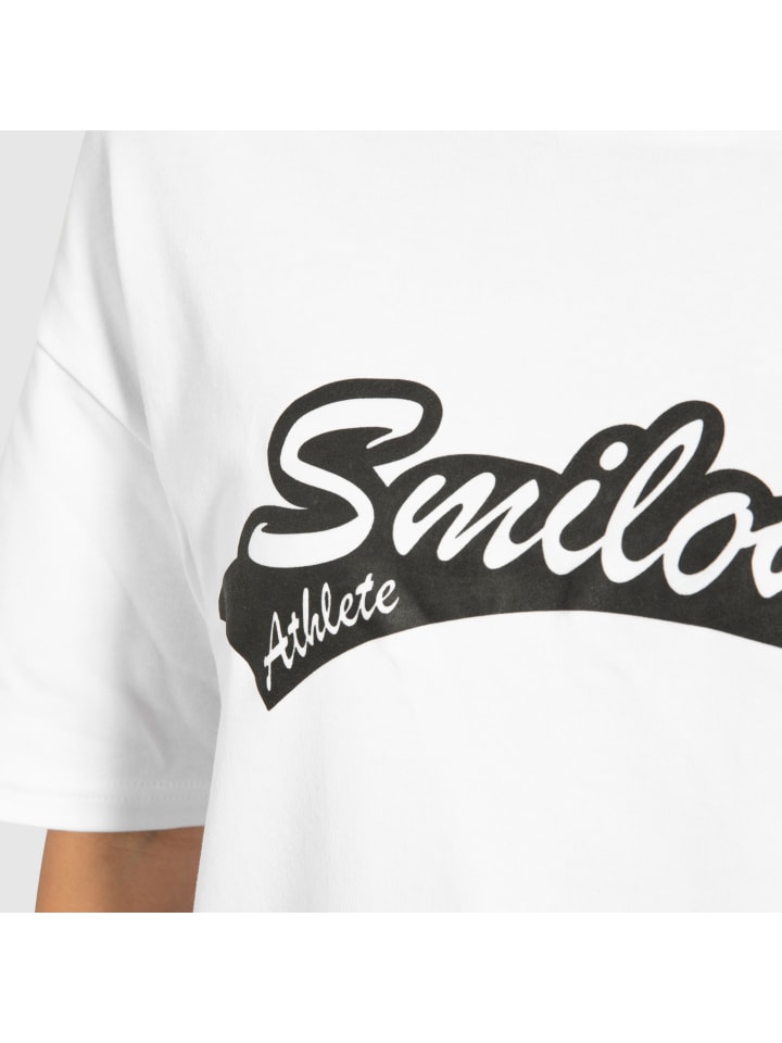 SMILODOX Unisex T-Shirt Macey in Weiß günstig kaufen