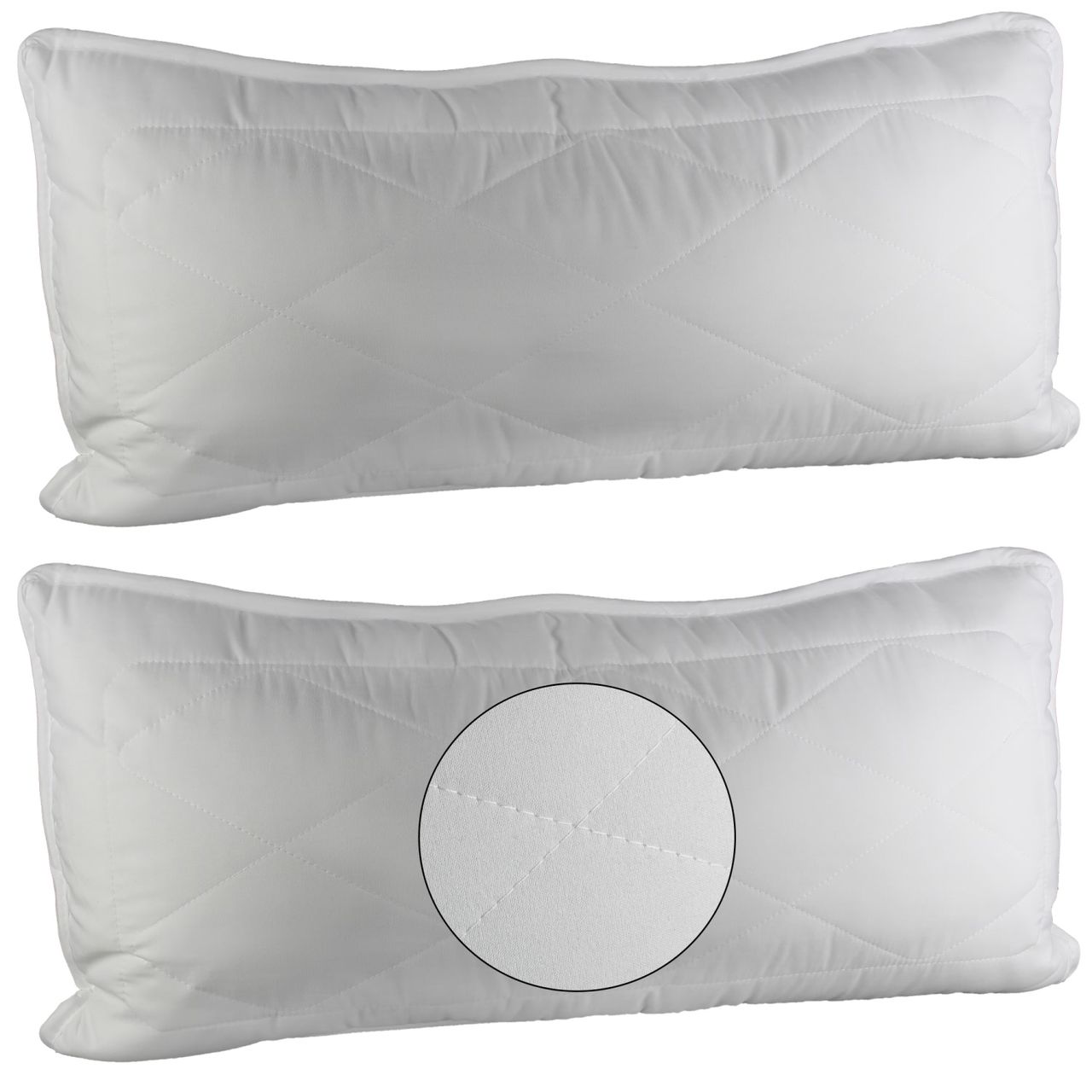 TOP MULTI Nackenstützkissen Microfaser 40 x 80 cm 2 Stück