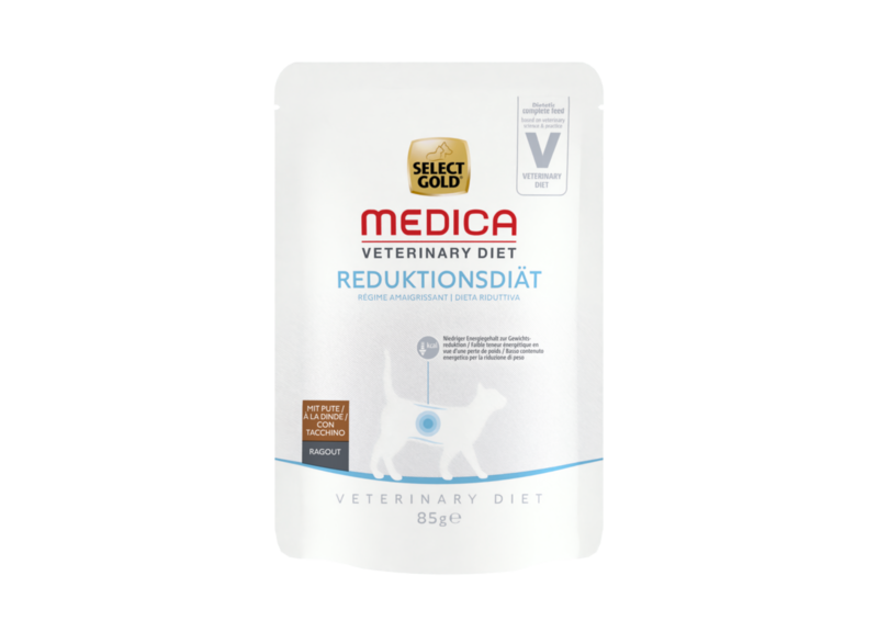 SELECT GOLD Nassfutter SELECT GOLD Medica Reduktionsdiät Pute 24x85g