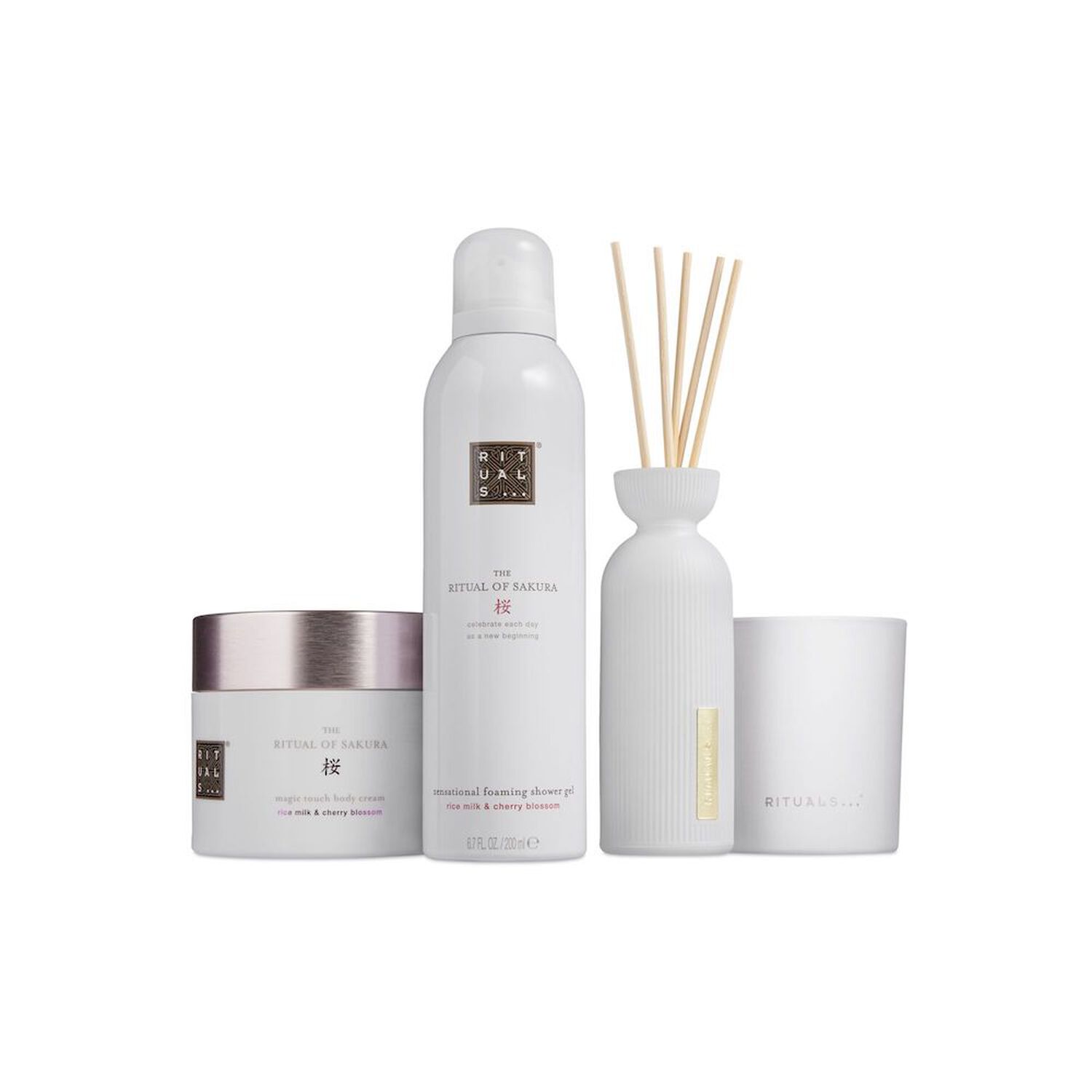 Rituals The Ritual of Sakura Coffret L - Mousse de Douche 200 ml + 3 Produits