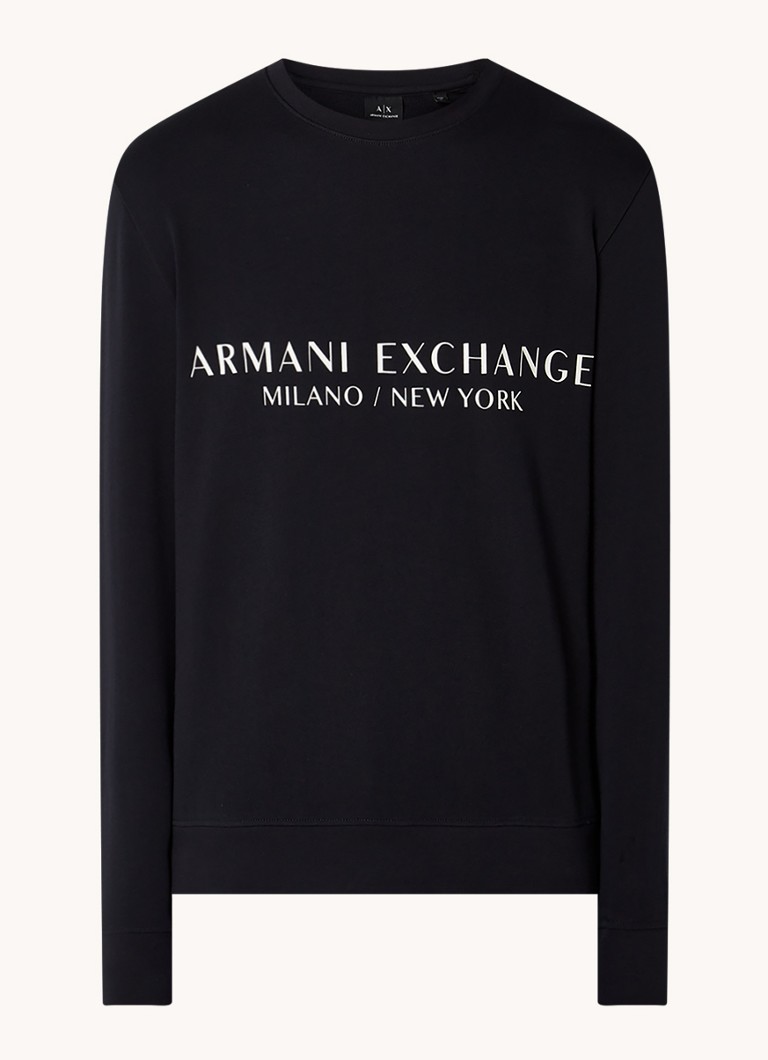 Maglione Armani Exchange con logo stampato