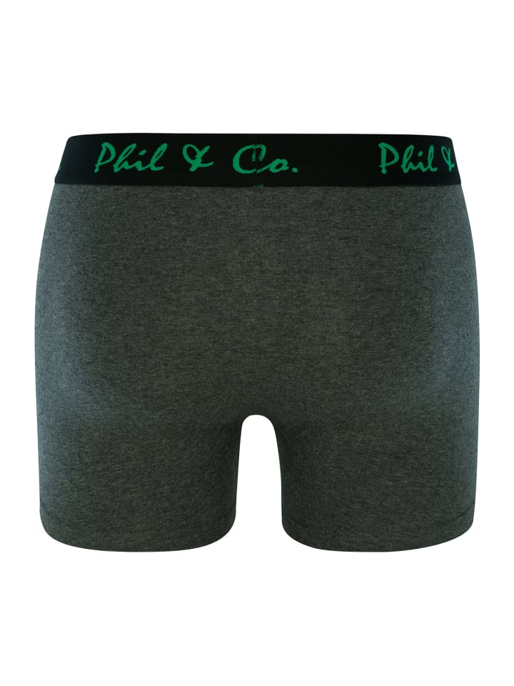 Phil & Co. Berlin  Retro Pants Jersey in grün-anthrazit günstig kaufen