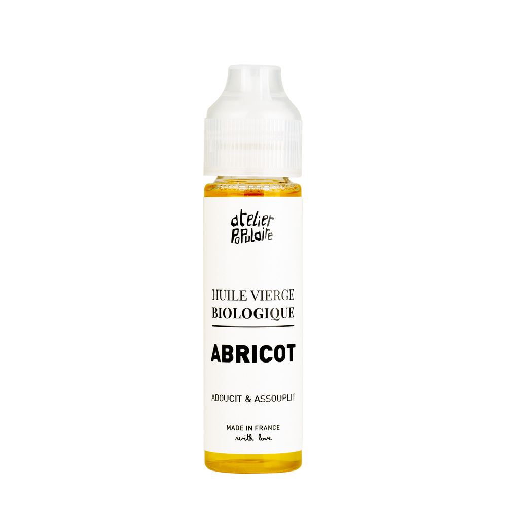atelier populaire Huile vierge biologique d’Abricot | 60mL Huile vierge
